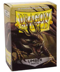 Dragon Shield Matte Sleeves Umber 100 ct